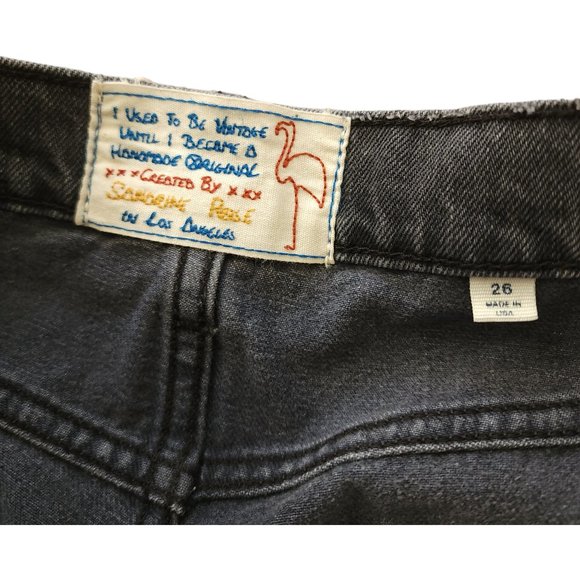 Sandrine Rose grey embroidered distressed jeans - Picture 7 of 10